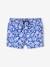 Swim Shorts with Stylised Flowers Print for Baby Boys printed blue - vertbaudet enfant 
