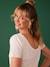 T-Shirt for Maternity, Low Neckline at the Back, in Wide Knit, by ENVIE DE FRAISE ecru+khaki+terracotta - vertbaudet enfant 