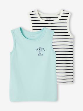 Boys-Tops-Pack of 2 Tank Tops for Boys