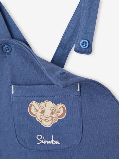 Ensemble bébé T-shirt + salopette short Disney Le Roi Lion indigo - vertbaudet enfant 