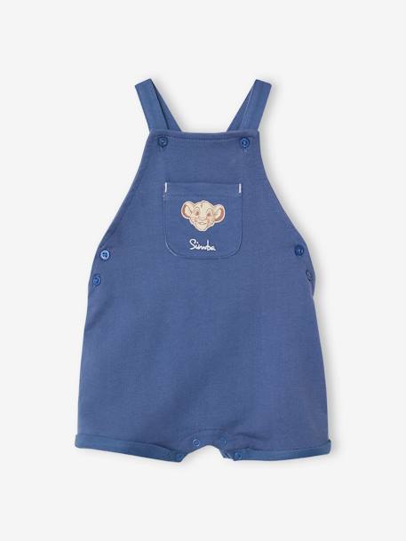 Ensemble bébé T-shirt + salopette short Disney Le Roi Lion indigo - vertbaudet enfant 