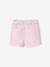 Shorts with Floral Belt for Babies lilac - vertbaudet enfant 