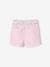 Shorts with Floral Belt for Babies lilac - vertbaudet enfant 