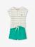 T-Shirt + Shorts Ensemble for Babies mint green - vertbaudet enfant 