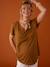 Linen T-Shirt for Maternity, V-Neck, by ENVIE DE FRAISE azure+bronze - vertbaudet enfant 