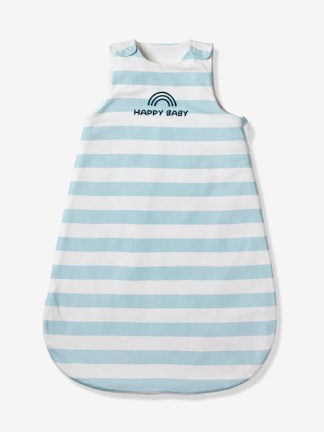 Gigoteuse été BÉBÉ D'ÉTÉ jaune+rayé bleu+vert - vertbaudet enfant 
