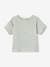 Short Sleeve Dual Fabric T-Shirt for Babies aqua green - vertbaudet enfant 