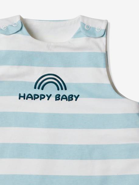 Gigoteuse été BÉBÉ D'ÉTÉ jaune+rayé bleu+vert - vertbaudet enfant 