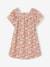 Floral Dress with Butterfly Sleeves for Girls rosy apricot - vertbaudet enfant 