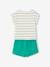 T-Shirt + Shorts Ensemble for Babies mint green - vertbaudet enfant 