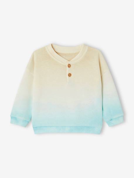Tie-Dye Sweatshirt for Babies sky blue - vertbaudet enfant 