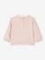 Sweatshirt with Broderie Anglaise Collar for Babies rosy - vertbaudet enfant 