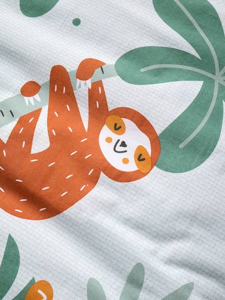 Magicouette Bed Linen Set in Recycled Cotton for Children, Animals multicoloured - vertbaudet enfant 