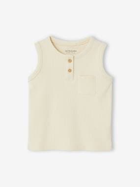 Baby-Sleeveless Rib Knit Top for Babies