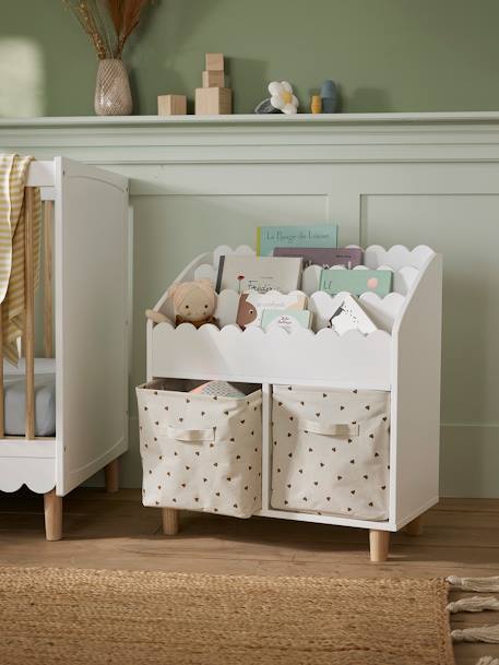 Pack of 2 Essentials Storage Tubs printed white - vertbaudet enfant 