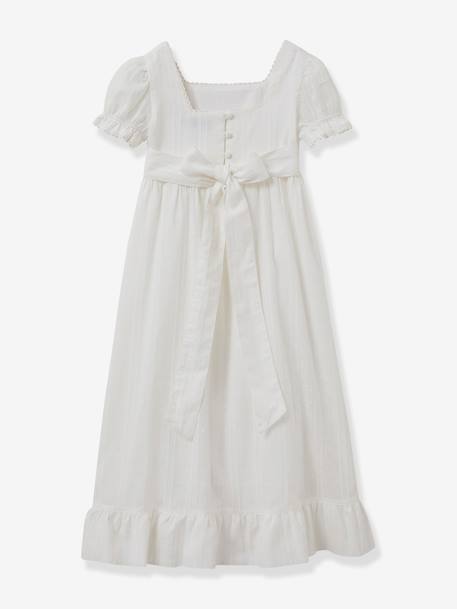 Long Occasion Wear Dress, Héloïse by CYRILLUS ecru - vertbaudet enfant 