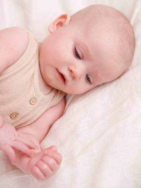 Combi-short naissance beige - vertbaudet enfant 