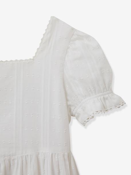 Long Occasion Wear Dress, Héloïse by CYRILLUS ecru - vertbaudet enfant 