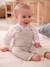Ensemble bébé naissance cérémonie chemise salopette en lin et coton argile+bleu - vertbaudet enfant 