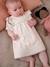 Robe en gaze de coton naissance écru - vertbaudet enfant 