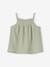 Strappy Fancy Knit Top for Babies sage green - vertbaudet enfant 