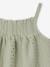 Strappy Fancy Knit Top for Babies sage green - vertbaudet enfant 
