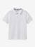 Organic Cotton Polo Shirt for Boys, by CYRILLUS white - vertbaudet enfant 