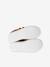 Baskets en cuir enfant blanc+marine - vertbaudet enfant 