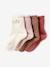 Pack of 4 Pairs of 'Little' Socks for Babies cappuccino+old rose - vertbaudet enfant 