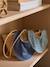 Lot 2 bavoirs naissance bleu imprimé+terracotta - vertbaudet enfant 