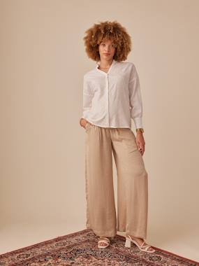 Pantalon de grossesse fluide style palazzo - vertbaudet enfant Pantalon de grossesse fluide style palazzo - vertbaudet enfant