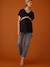 Top with V-Neckline for Maternity, Félicieor by ENVIE DE FRAISE black+terracotta - vertbaudet enfant 