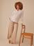 Pantalon de grossesse fluide style palazzo sable - vertbaudet enfant 