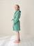 Peignoir de bain enfant uni avec coton recyclé, personnalisable bois de rose+marine+menthe - vertbaudet enfant 