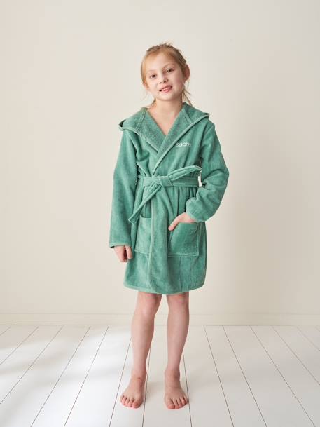 Bathrobe Essentials dusky pink+mint green+navy blue - vertbaudet enfant 