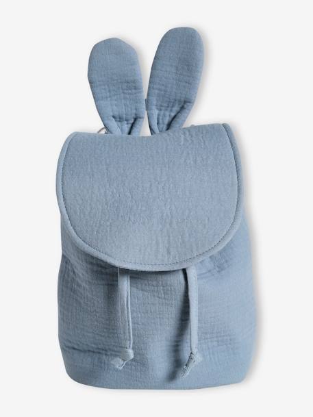 Backpack in Cotton grey blue+taupe - vertbaudet enfant 