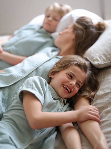 Short Pyjamas for Girls sage green - vertbaudet enfant 