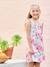 Dress with Frilly Straps & Smocking for Girls multicoloured - vertbaudet enfant 