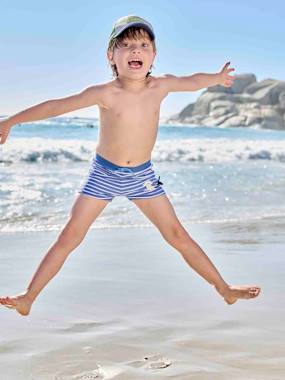 Swim Shorts with Shark for Boys  - vertbaudet enfant
