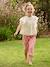 Blouse brodée à volants fille écru - vertbaudet enfant 