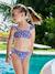 Maillot bain 2 pièces fleuri fille collection Team famille bleu imprimé - vertbaudet enfant 
