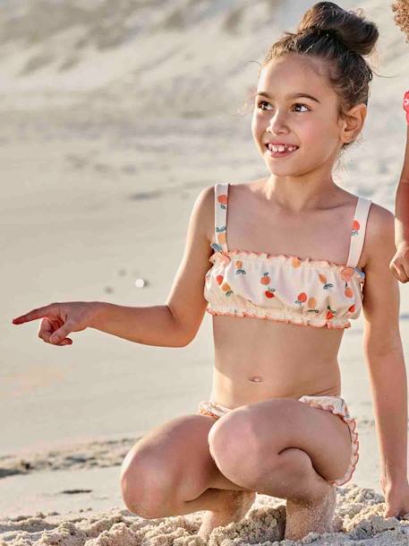 Peaches Bikini for Girls ecru - vertbaudet enfant 