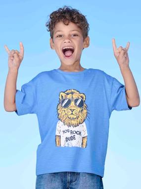Fun T-Shirt with Animal, for Boys  - vertbaudet enfant