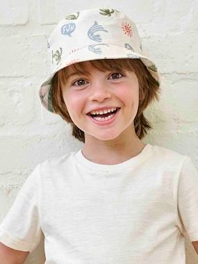 -Reversible Bucket Hat for Boys