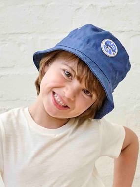 -Skateboarding Bucket Hat for Boys
