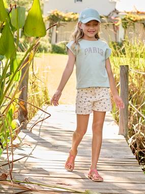 Floral Shorts for Girls  - vertbaudet enfant