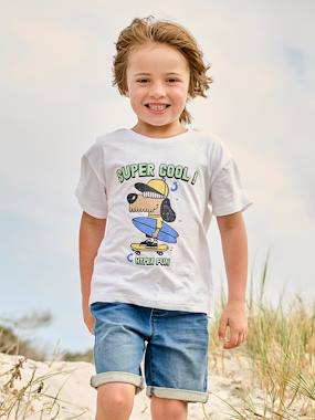 Fun T-Shirt with Animal, for Boys  - vertbaudet enfant