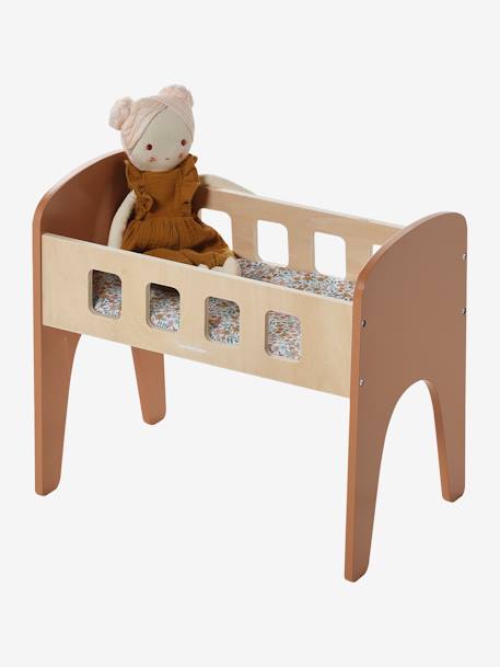 Doll Bed in FSC® Wood white+wood - vertbaudet enfant 