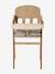 Chaise haute pour poupon en bois FSC® blanc+bois - vertbaudet enfant 