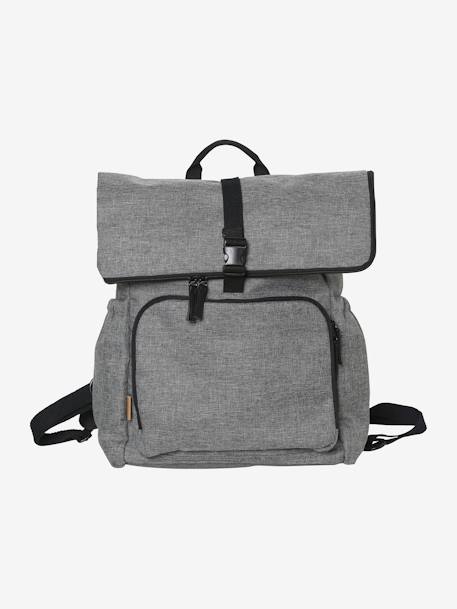 Sac à dos à langer en polyester recyclé Walk & Roll gris - vertbaudet enfant 